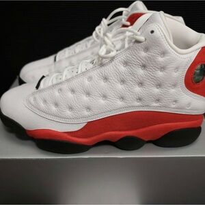 New Nike Air Jordan 13 Retro Chicago White Red Men's Sneakers 414571-102 sz 10